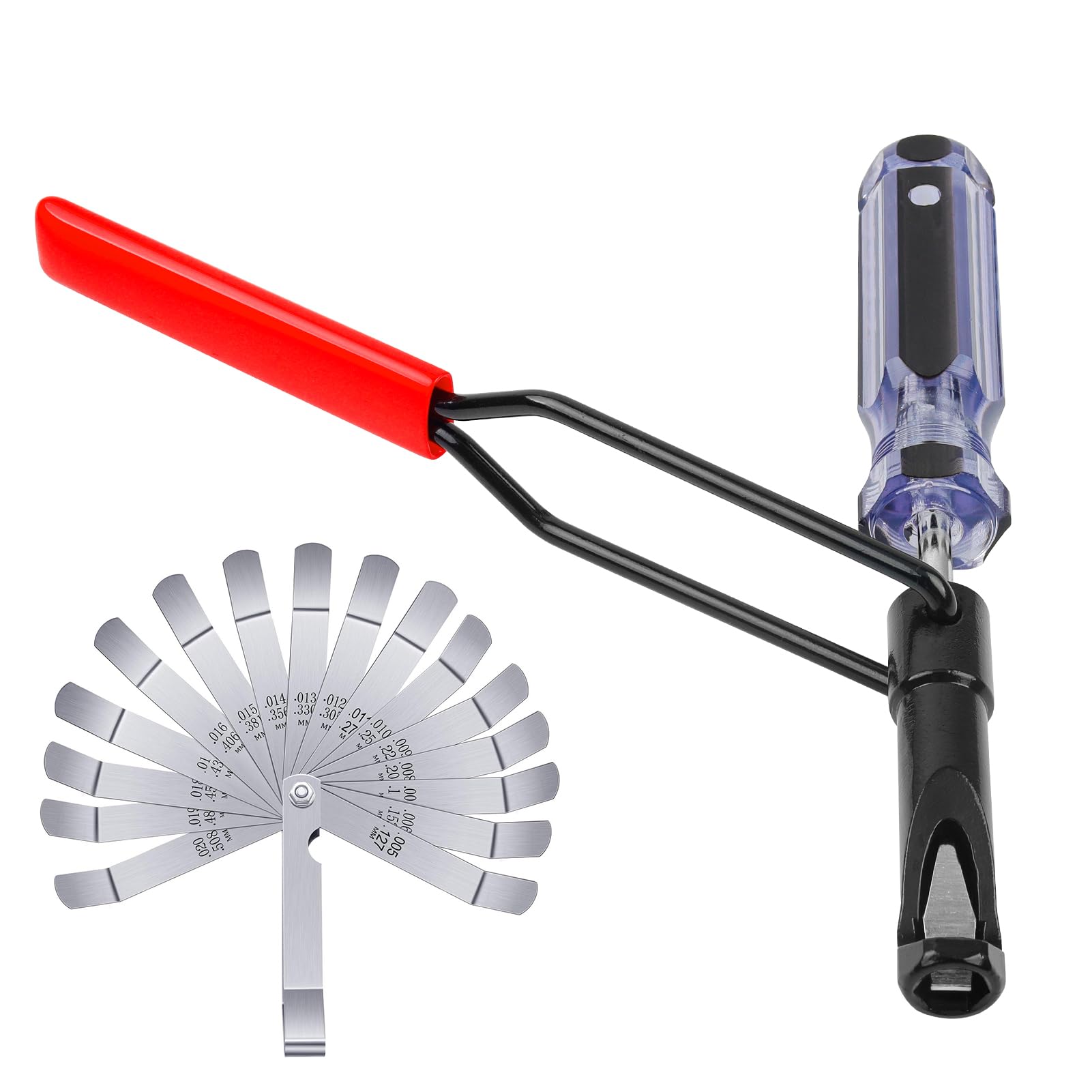 STHIRA® Valve Lash Adjustment Tool, with Angled Feeler Gauge STHIRA® Valve Lash Adjustment Tool, with Angled Feeler Gauge